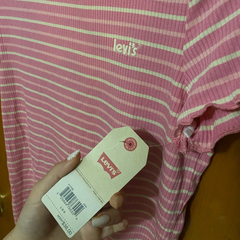 Levi's Pink Ribbed Dress - Picture 2 of 7